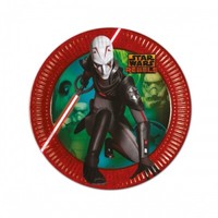 Pappteller Star Wars Rebels, ø 23Cm, 8 StüCk