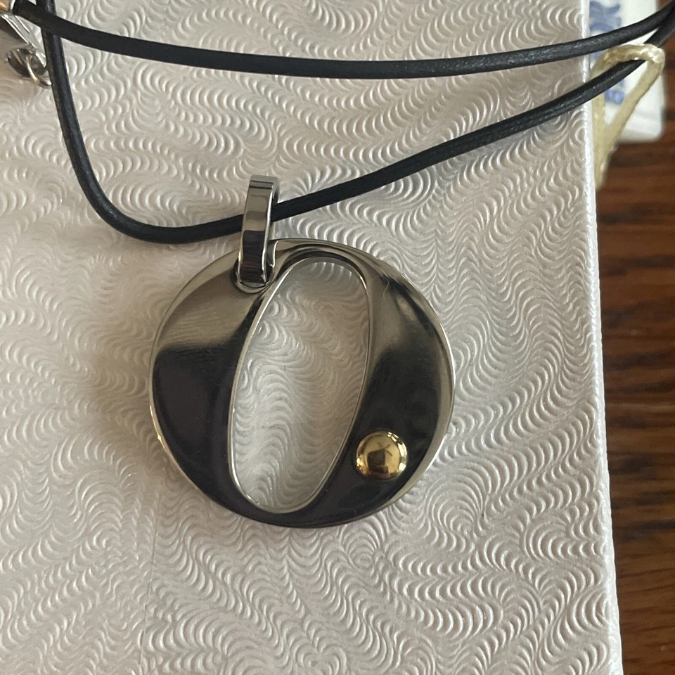 Collar Morellato Inicial O Dos Tonos Chapado en Oro Hecho en Italia 7093 Foto 2 de 4