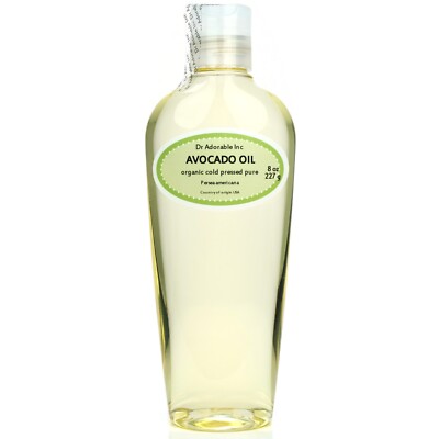 PURE ORGANIC AVOCADO OIL COLD PRESSED *FREE SHIPPING!* 