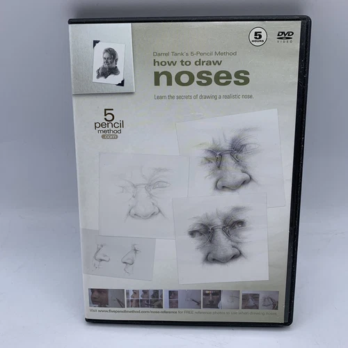 Darrel Tank’s 5-Pencil Method - How To Draw Noses (DVD 3 Disc Set)