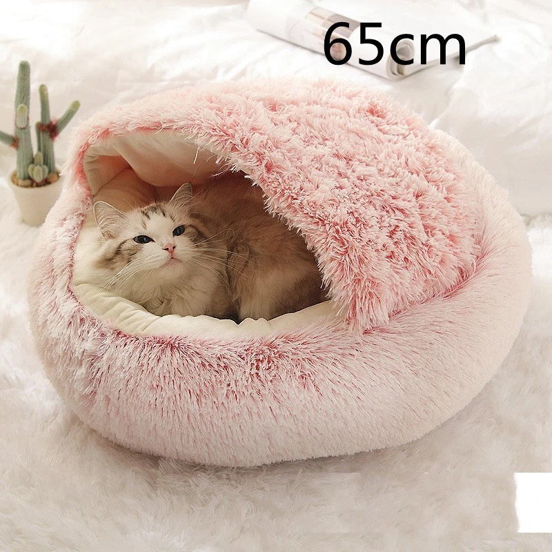 2 In 1 Dog And Cat Bed Pet Winter Bed Round Plush Warm Bed House Soft Long Plush
Opens in a new wind