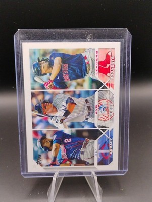 2023 AL AVG Leaders (Arraez/Judge/Bogaerts) Topps BASEBALL #289
