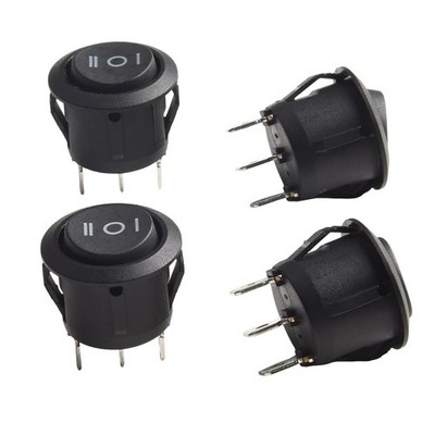 3 Pin Wippschalter Easy Panel Mount Electrical Life 10.000 Zyklen für Autos