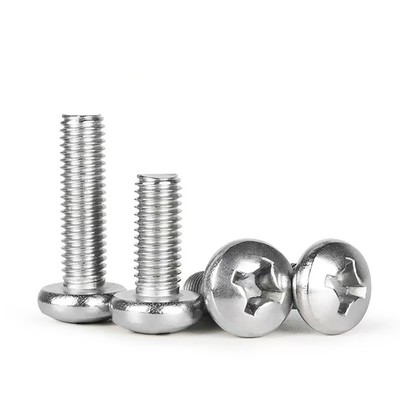 M5  Machine Screws A2 Stainless Steel Pan Head Phillips Drive Bolts DIN7985 