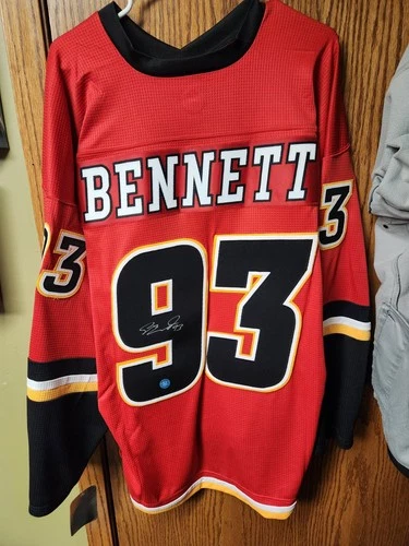 Sam Bennett Calgary Flames Autographed NHL Jersey