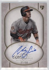 2018 Topps Definitive Collection Rookie 37/50 Chance Sisco #DRA-CS Auto 5w7