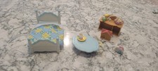 Calico Critters Hillcrest Toddler Bedroom Set, Bed, Bookshelf, Table,  Toys