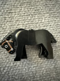 LEGO 6040 Blacksmith Shop Castle Vintage Complete w Horse & Manual 1984