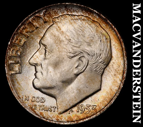 1953-D Silver Roosevelt Dime-Choice Gem BU Lustrous No Reserve #i4528