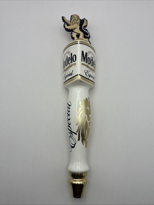 Modelo Especial Beer Tap Handle With Gold Lion Logo Topper