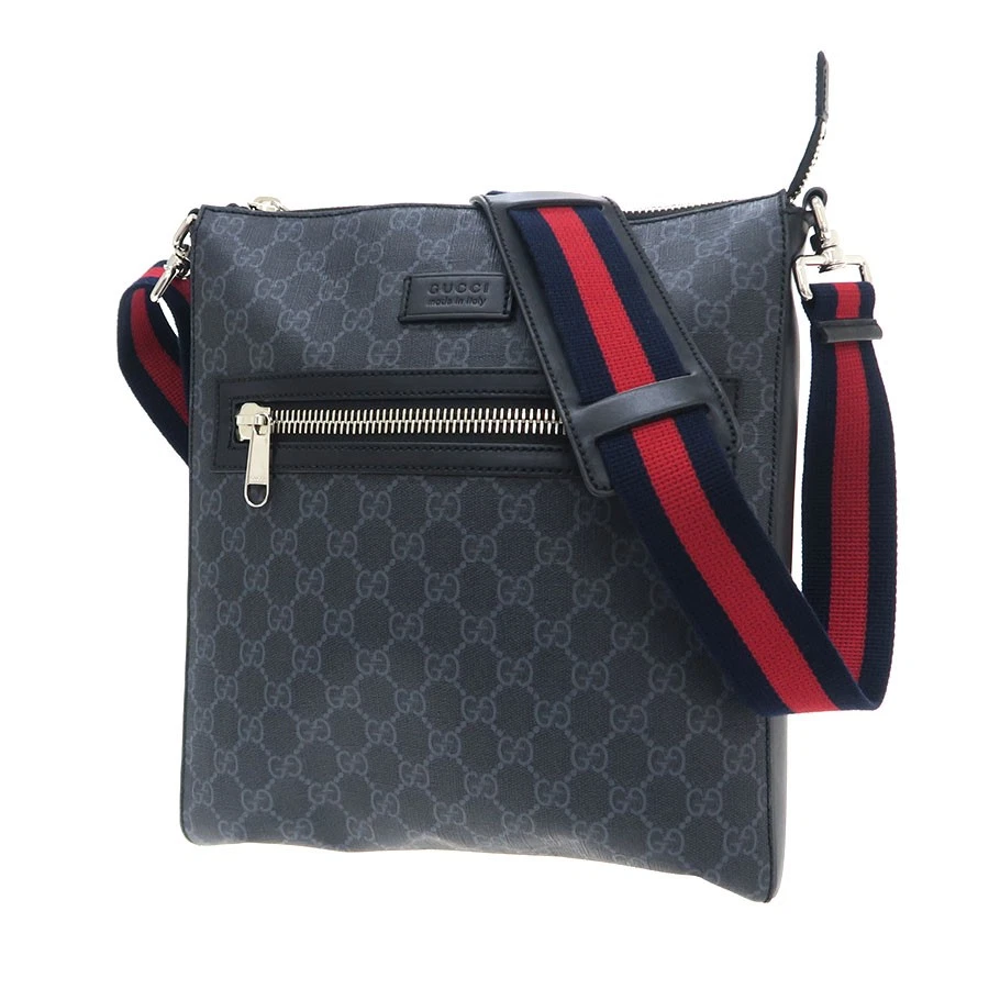 Sac bandoulière Gucci GG Supreme 474137 gris occasion