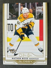 25-26 Upper Deck S/ 2 Matthew Wood O-PEE-CHEE Glossy(Gold)(RC) #OG-45 Predators