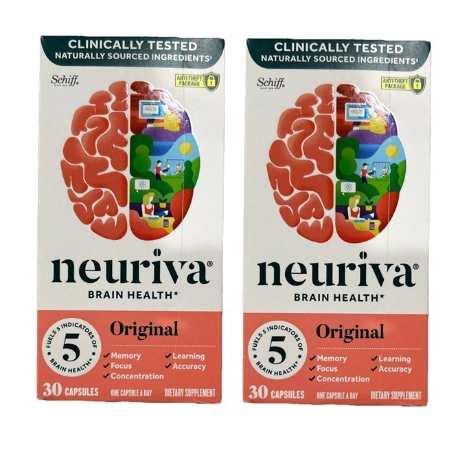 Neuriva Brain health 60 Capsules 09/2026+ New In Box