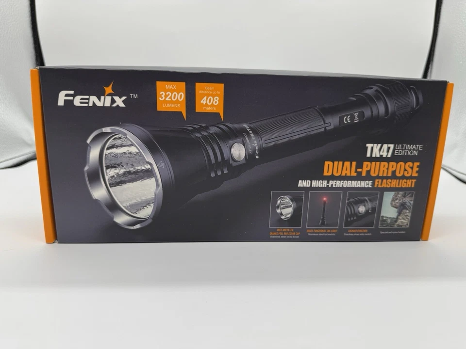FENIX TK47UE XHP70 LED Linterna Brillo 3200 Lúmenes Negro - Imagen 2 de 4