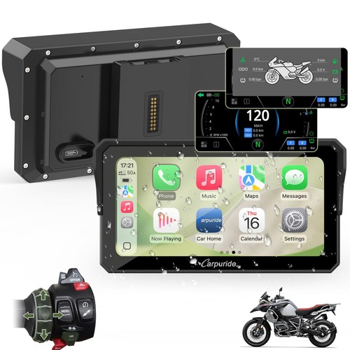 Carpuride W602BSPro Motorcycle Stereo-Designed for BMW Moto Compatible Wonder BT - Picture 1 of 9