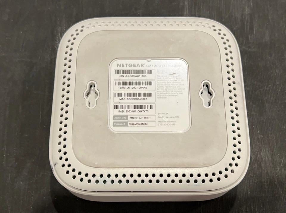 Netgear LM1200 4G LTE Broadband Modem - White - Tested And Reset - Image 2 of 3