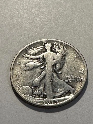 Photo of a 1919-D Walking Liberty Half Dollar from an eBay listing that sold on Jul 16, 2026