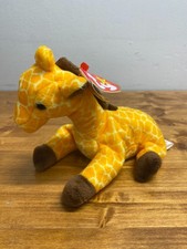 1995 Ty Vintage Beanie Babies 5.5" Twigs the Giraffe Stuffed Animal Plush Toy