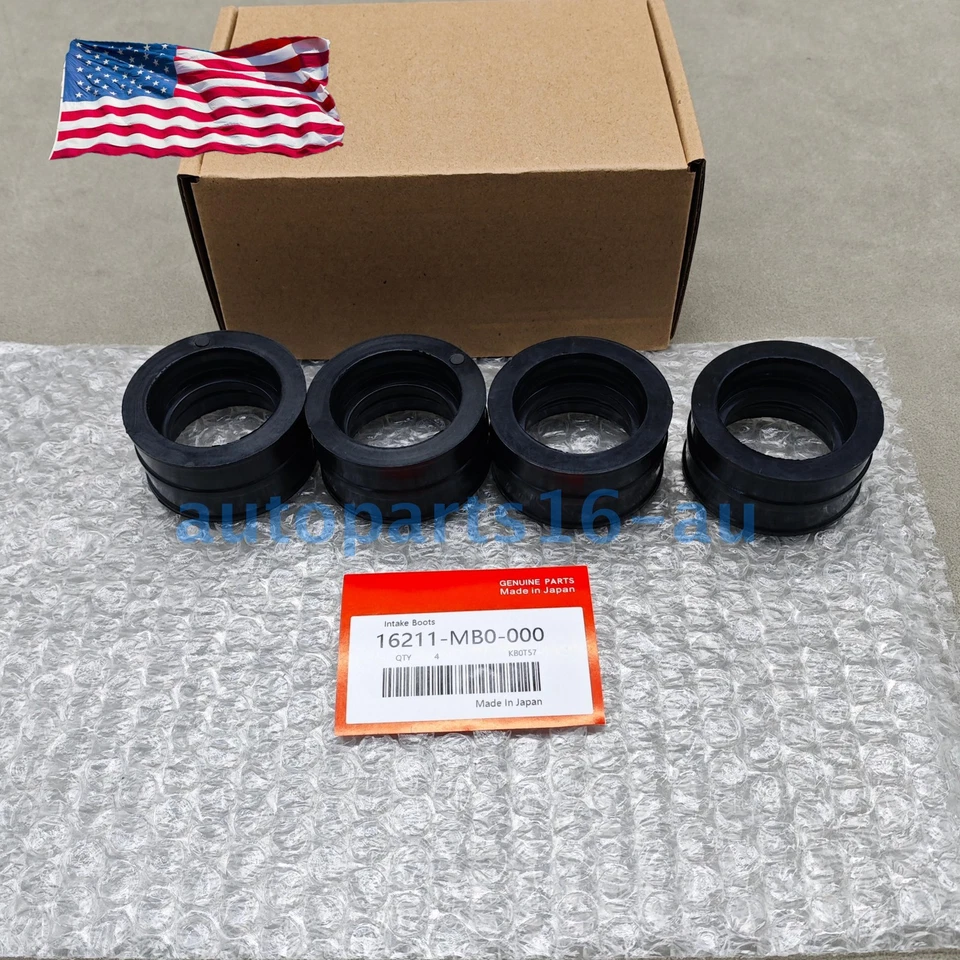 4x Black Intake Manifold for Honda MAGNA VF700C VF750C 16211-MB0-000 NEW Foto 4 de 4