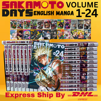 Sakamoto Days Manga Volume 1-24 New English Comic Books Half/Full/Mini Set + DHL