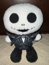 Cuteeze Disney Baby Jack Skellington Plush Black White EUC
