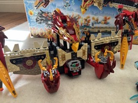 LEGO Legends of Chima 70146 Flying Phoenix Fire Temple 1301pc Box+Instr