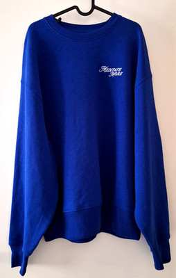 Mady Morrison Pullover Meditate More in blau Gr. L Sweatshirt Shirt Bluse Top