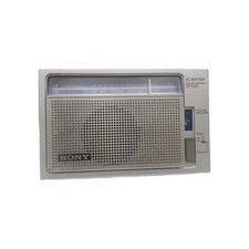 Vintage Sony ICF-700W FM/AM 2 Band Receiver Portable Radio AC/Battery Working
