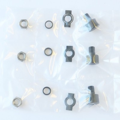 HURST 4 Speed Super Shifter 3 RAM ROD Race Lock nut Adjusters hardware Set used