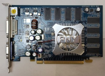 PNY Nvidia GeForce 6600 LE 256MB DDR Video Card PCIEx16 SLI Support