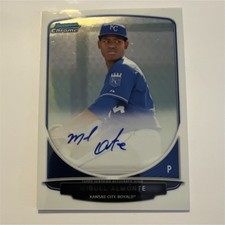 Topps 2013 Bowman Chrome Miguel Almonte Auto Prospects #BCA-MA Royals