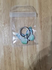 360° Rotating Butterfly Phone Ring Stand Holder Metal Finger Kickstand Knob Loop