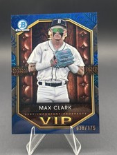 2025 Bowman - VIP Max Clark Navy Mojo Refractor /175 (RC)