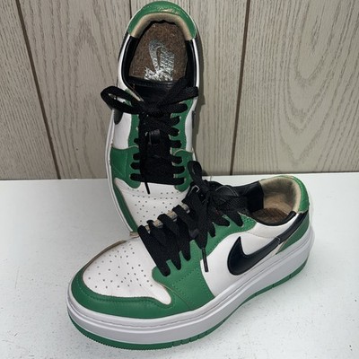 Nike Women's sz 6.5 Jordan 1 Elevate Low SE DQ8394-301 Shoes Lucky Green Leather