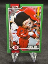 2026 Topps Series 1 Celebration Mascots - Rosie Red Green /99 #M-6 Cincinnati