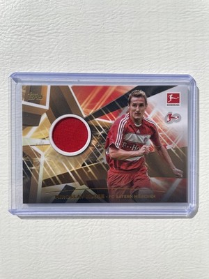 TOPPS 60 Years Bundesliga Edition - Miro Klose Base Patch Karte