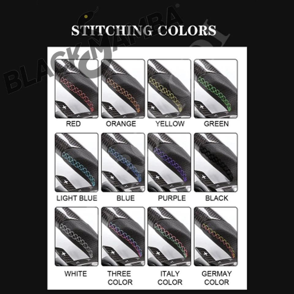 Custom Carbon Fiber leather Steering Wheel For Honda Civic 8th GEN 2006-2011 Foto 4 de 4