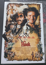 DUSTIN HOFFMAN SIGNED 'HOOK' 12x18 MOVIE POSTER  COA JSA