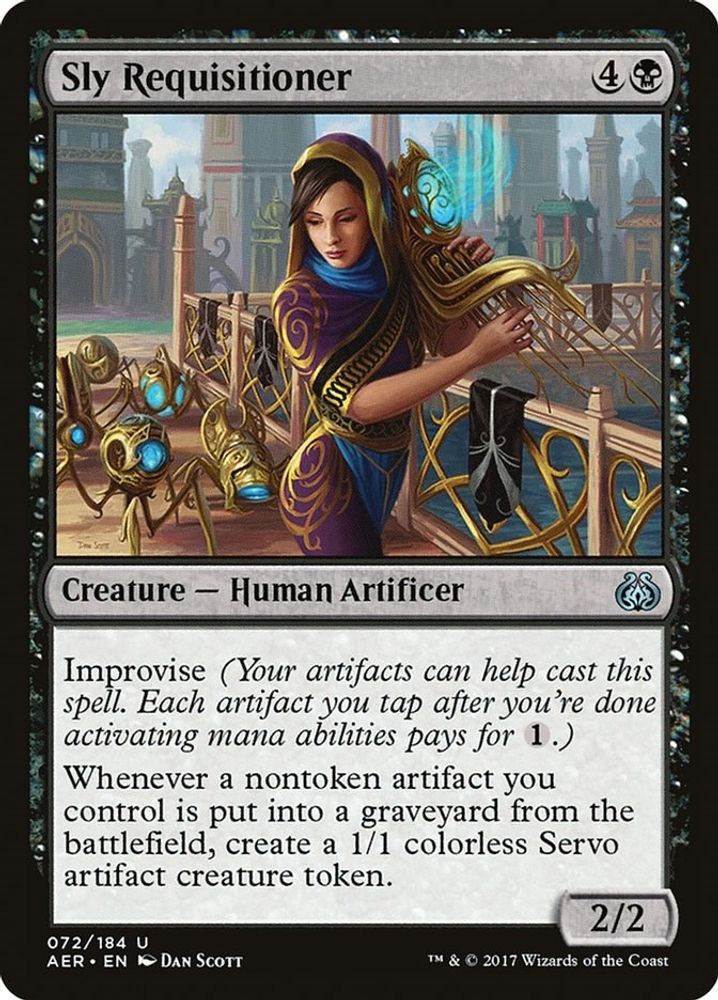 2017 Magic: The Gathering: Aether Revolt - Sly Requisitioner (#72, U, Near Mint)