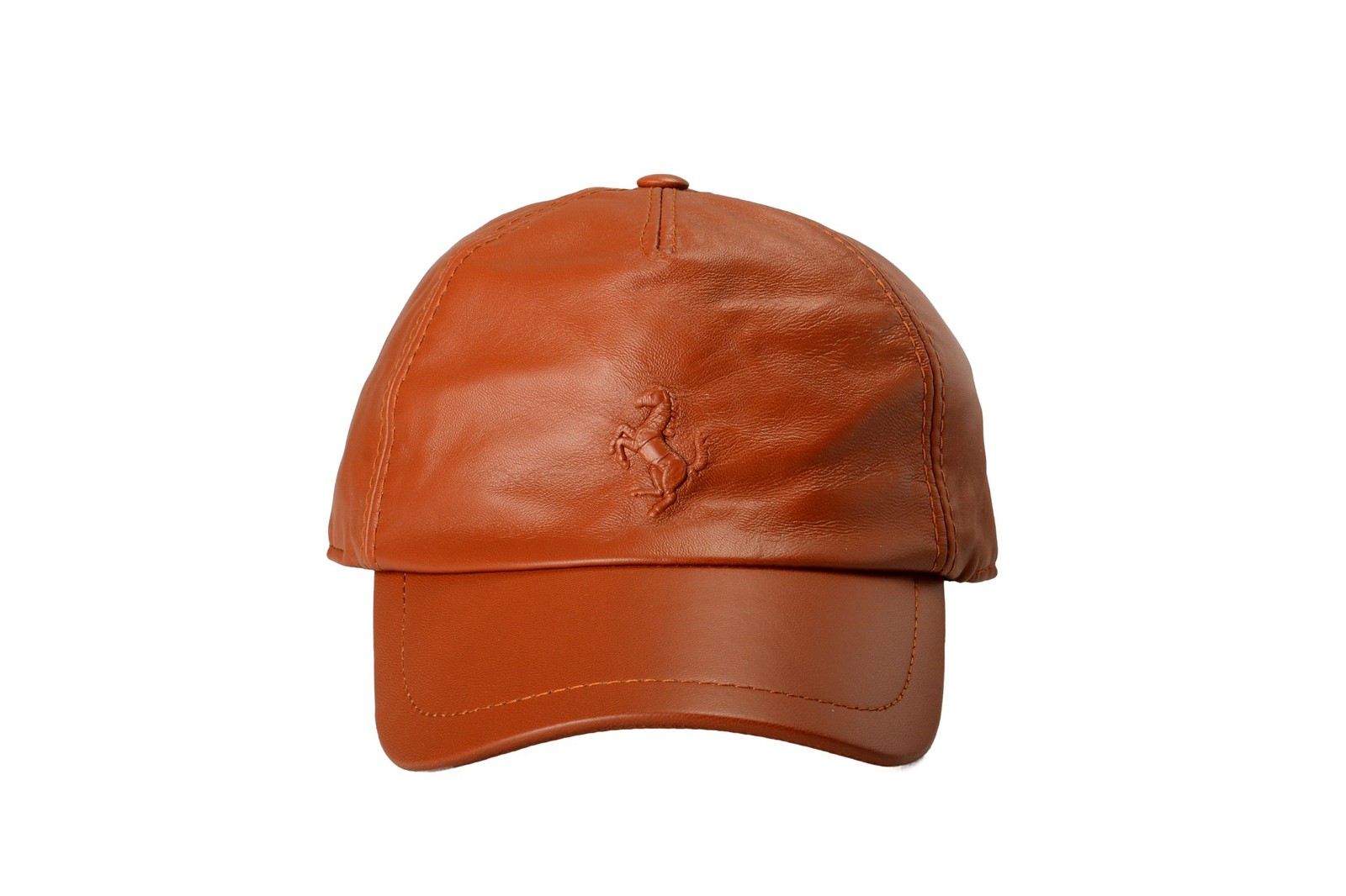 Scuderia Ferrari Adults Prancing Horse 100 Leather Baseball Cap Hat One Size 27190₽