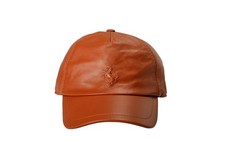 Scuderia Ferrari Adult's Prancing Horse 100% Leather Baseball Cap Hat One Size
