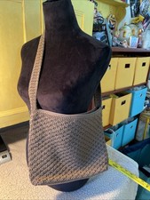 EUC The Sak Originals Crocheted Crossbody Tan Boho Purse