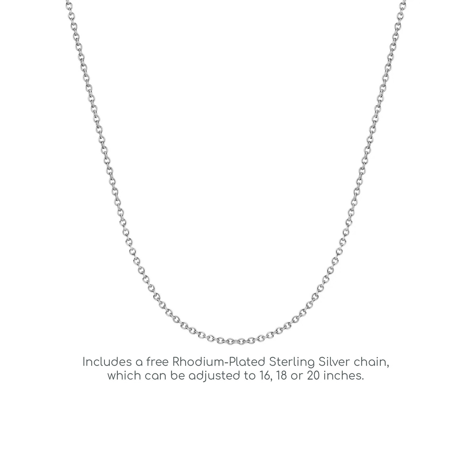 Sterling Silver Jewelco London CZ Art Deco Loop Arch Paperclip Cross Pendant