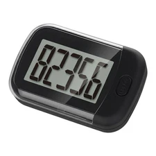 360 Degree Pedometer Step Counter Lightweight with Clip and Large Display