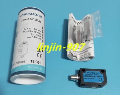 1PC microsonic zws-15/CD/QS ultrasonic sensor 