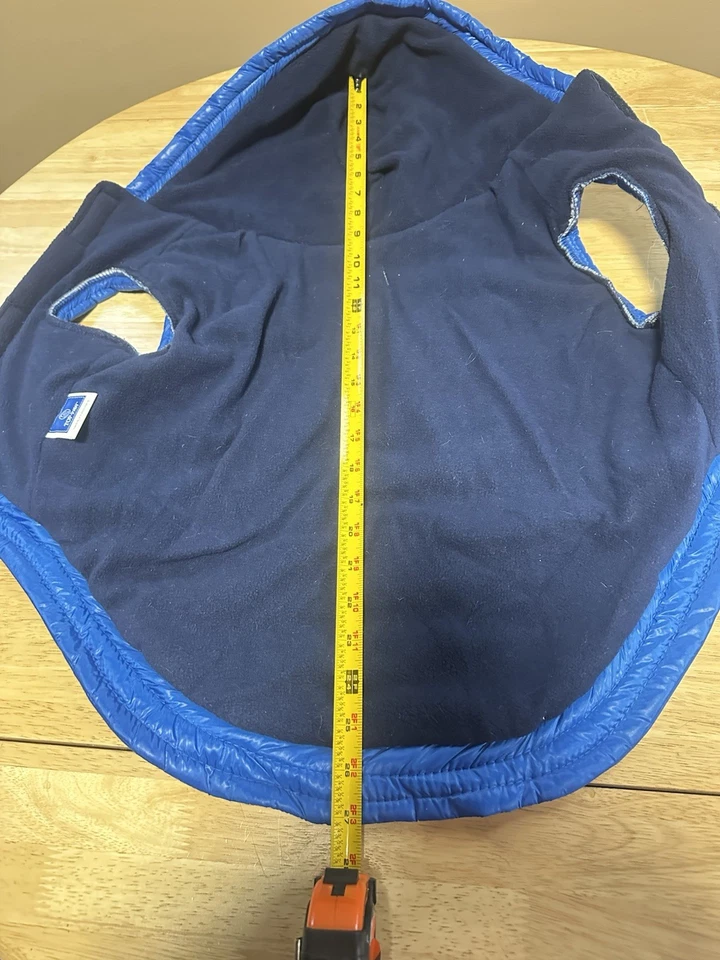 Abrigo de invierno Top Paw Dog azul XL polar acolchado chaqueta nuevo sin etiquetas Foto 3 de 4
