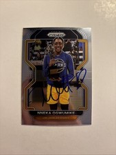 2022 WNBA Prizm Nneka Ogwumike Autographed Card #8 LA Sparks CB2718