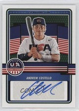 2023 Panini USA Baseball Stars & Stripes Andrew Costello (Blue Ink) Auto 10ip