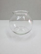 Classic Glass Fish Bowl for Home Decor, Vase or Small Terrarium