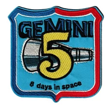 Kellogg's cereal premium NASA Gemini 5 embroidered space patch